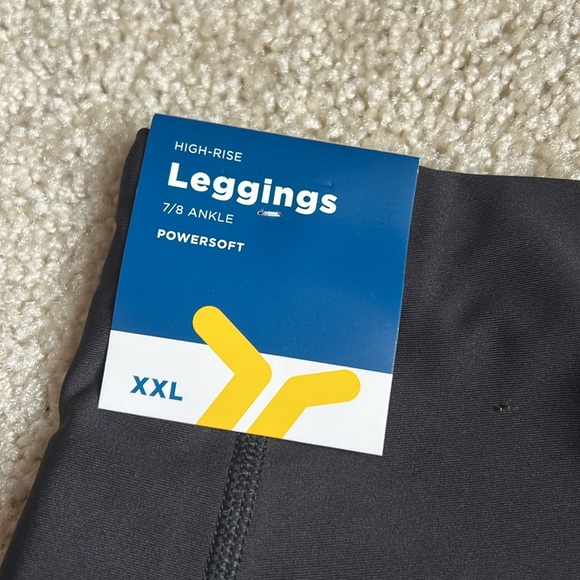 NWT women’s old navy powersoft high rise 7/8 ankle leggings size XXL - Picture 7 of 8